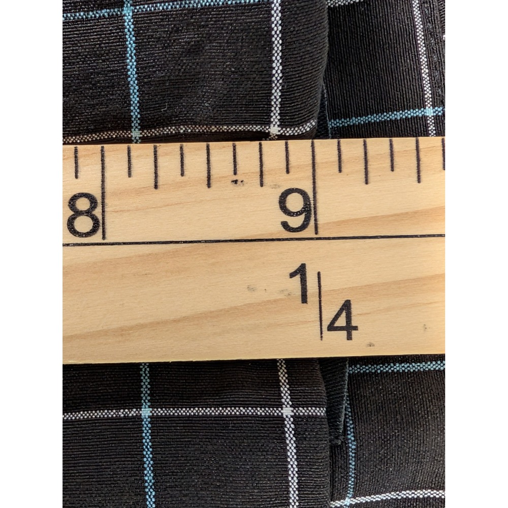 The Limited Stretch Black Windowpane Plaid Dress Pants Bootcut Trousers Size 8 - Picture 10 of 10